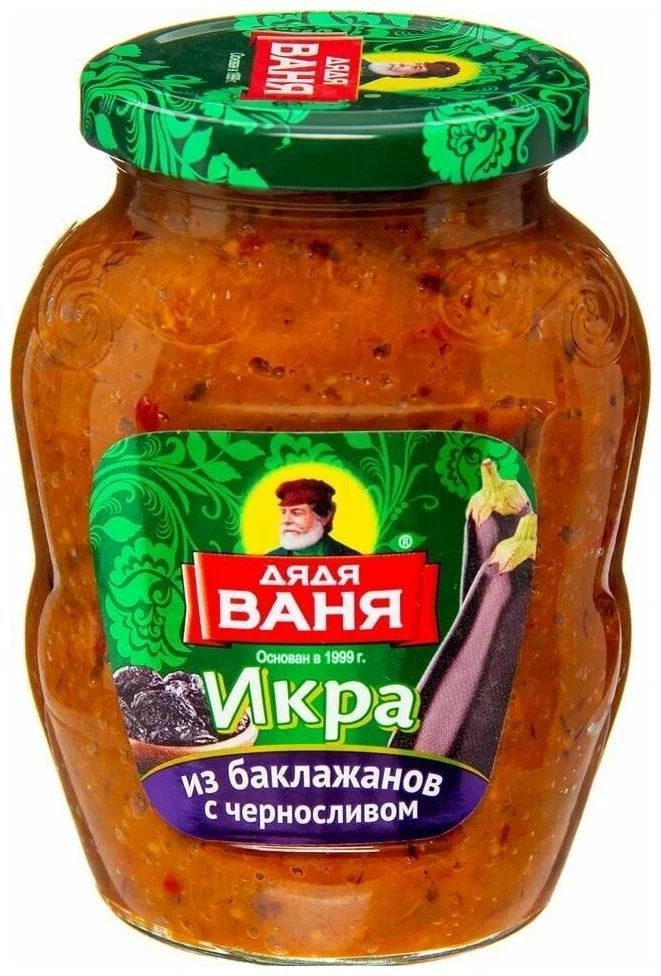 Икра из баклажанов Дядя Ваня с черносливом, 350 г #1