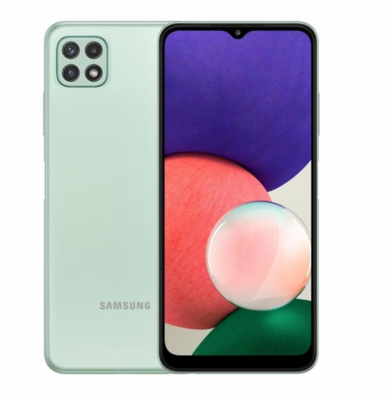 Samsung Смартфон Galaxy A22s 5G 4/128 ГБ, салатовый #1