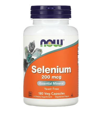 NOW foods Selenium, Селен 200 мкг, 180 капсул #1