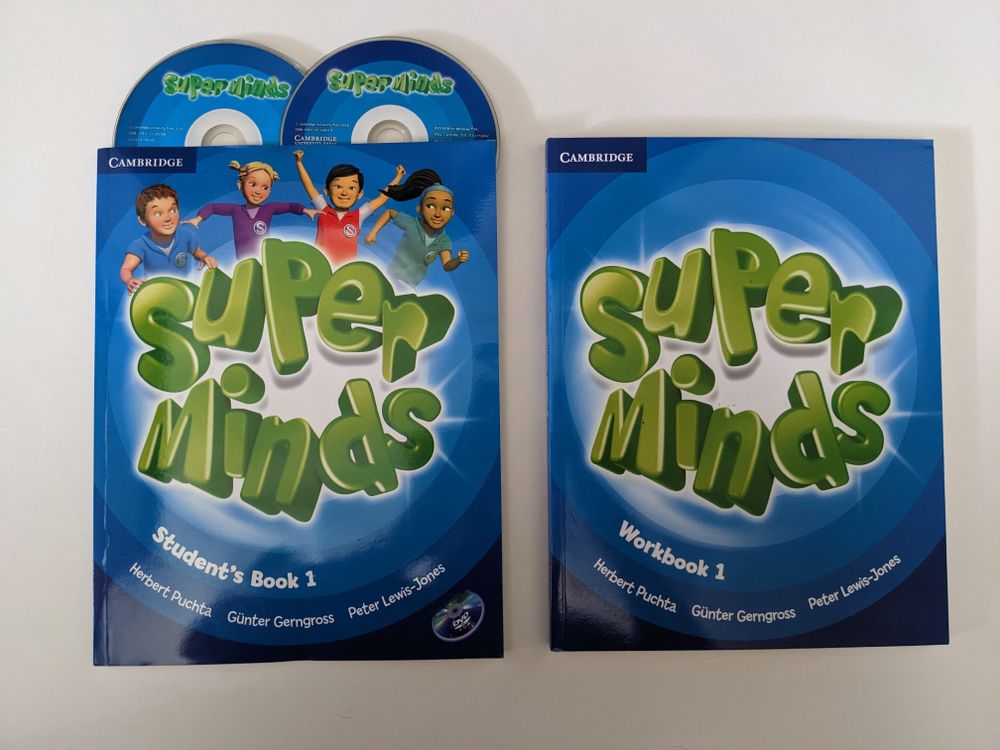 Комплект Super Minds 1: Student's Book and WorkBook + CD Льюис-Джоунс Питер, Гернгросс Гюнтер | Льюис-Джоунс #1