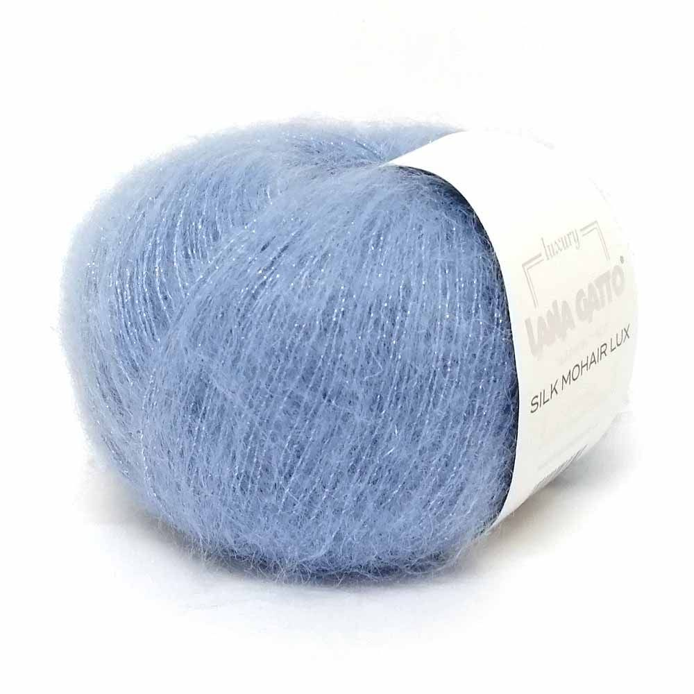 Пряжа Lana Gatto Silk Mohair Lurex (78% супер кид мохер, 14% шёлк, 4% нейлон, 4% полиэстр) цв. 8480. #1