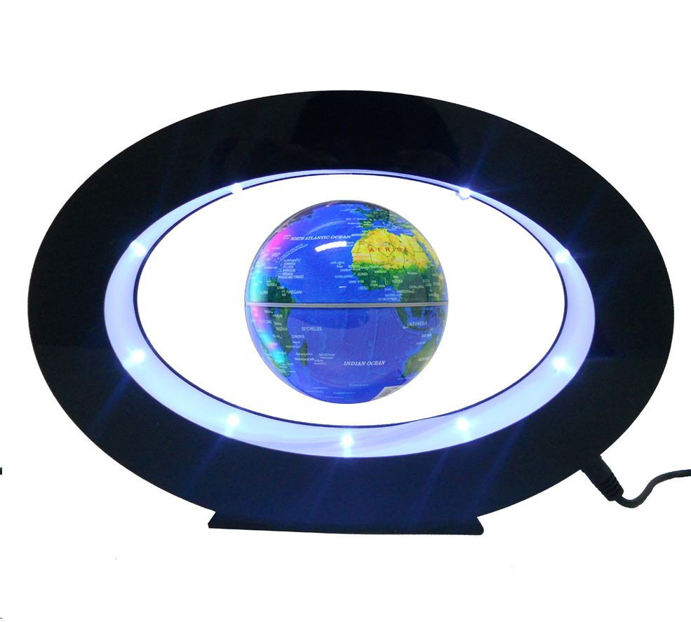 Глобус левитирующий (парящий) на подставке, с подсветкой, ночник, светильник декоративный  #1