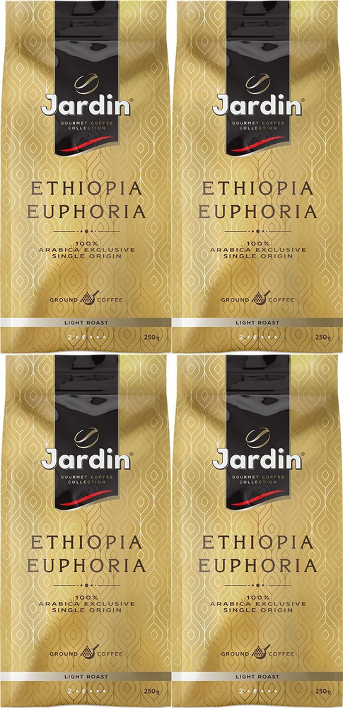 Кофе Jardin Ethiopia Euphoria молотый, комплект: 4 упаковки по 250 г #1