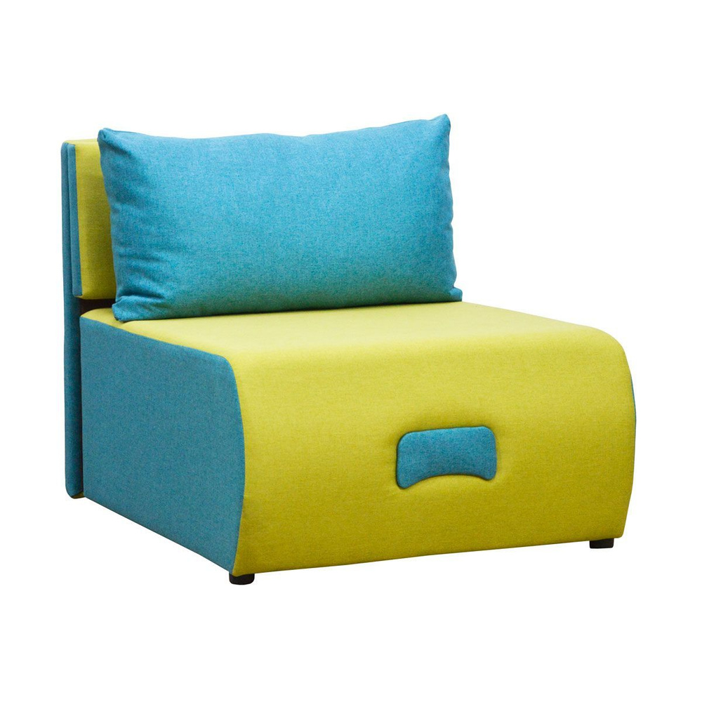 Кресло-кровать Лучик, бирюзово-салатовое #1