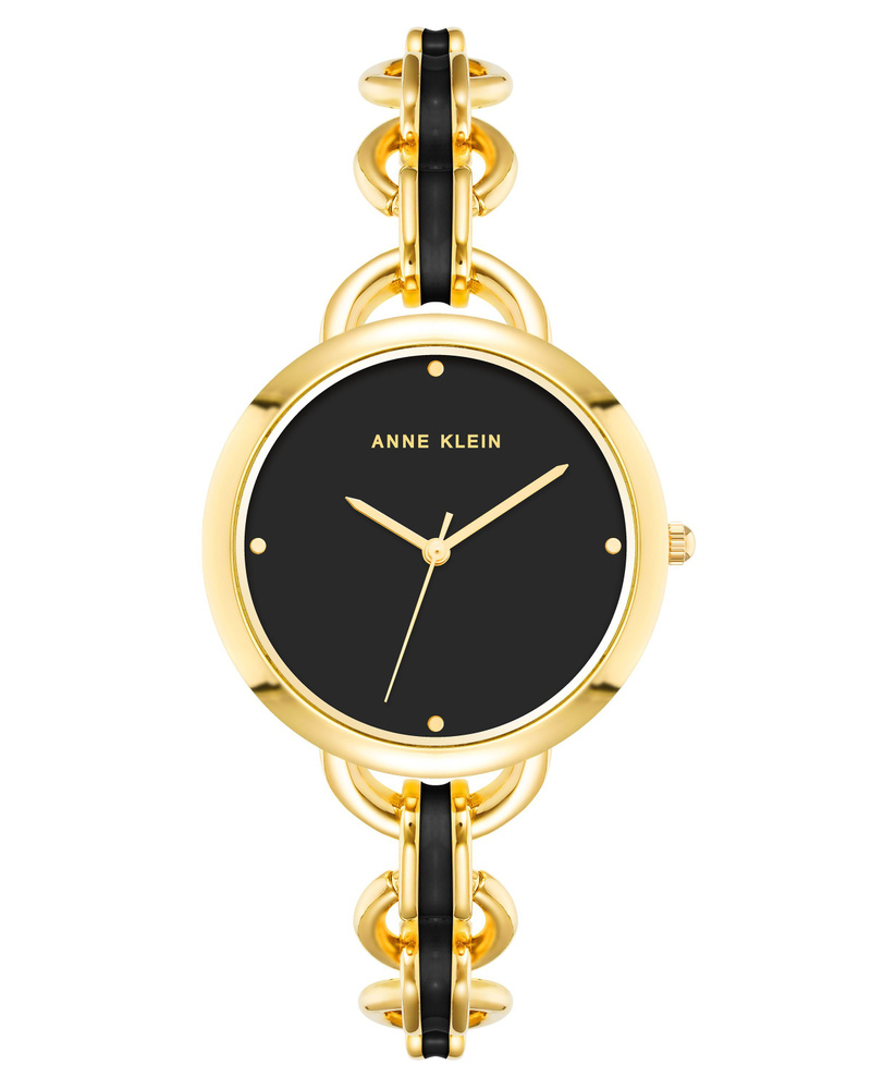 Часы наручные женские Anne Klein 4092BKGB, Кварцевые 36 мм #1