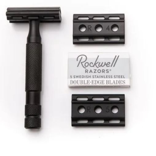 Т-образная бритва Rockwell Razors 6S, нержавеющая сталь, черная (RR-6S-PVD-BLK)  #1