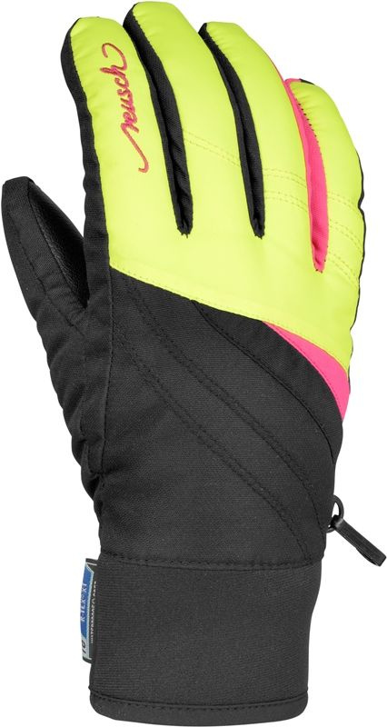 Reusch Защита горнолыжная, сноубордическая Jaris R-TEX XT_желтый_black/neon yellow/pink glo  #1