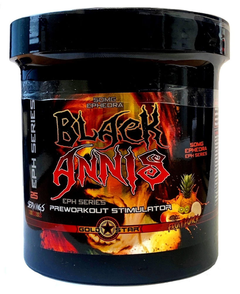 Предтренировочный комплекс Black Annis EPH series, 25 порций, Fruit Punch, Goldstar США  #1