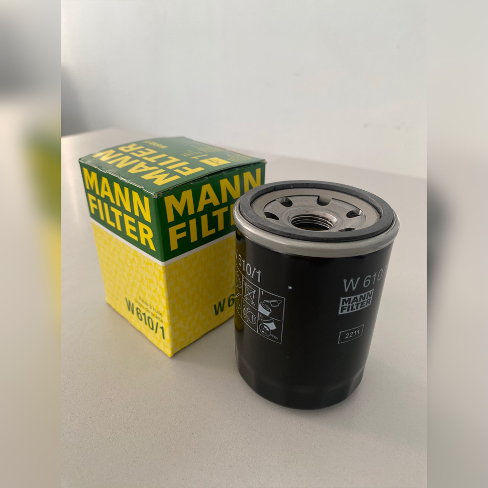 MANN FILTER Фильтр масляный арт. W610/1 #1