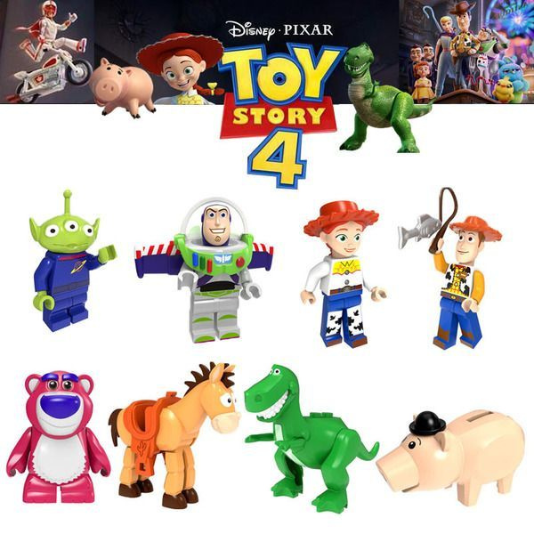 Сборные фигурки История Игрушек 8 штук / минифигурки Toy Story / детский конструктор  #1