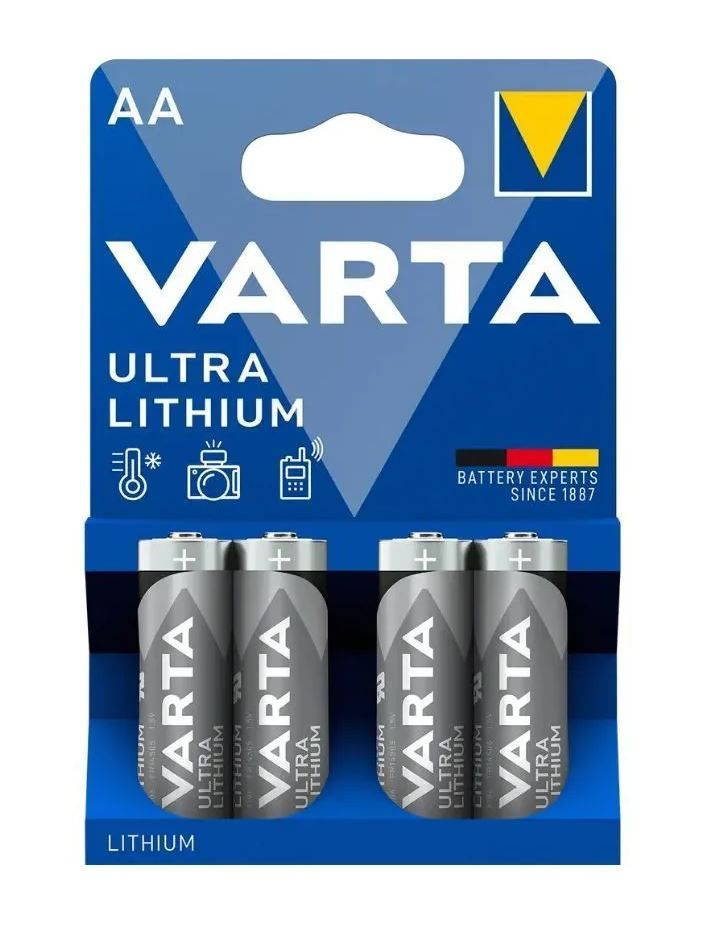 Varta Батарейка AA, Литиевый тип, 4 шт #1