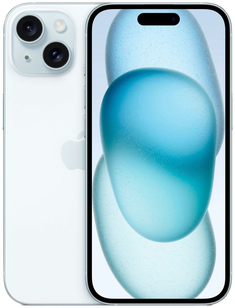 Apple Смартфон iPhone 15 128Gb голубой 6/128 ГБ, голубой #1