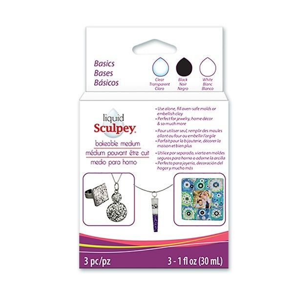 Декоративный гель Sculpey Liquid Multipack, 90 мл, Basics (ALS) #1