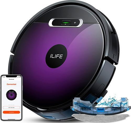 Робот-пылесос iLife V3SMAX черный/синий #1