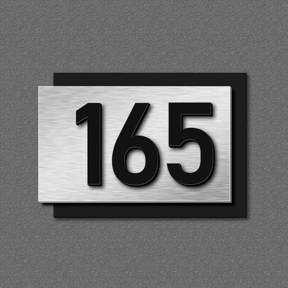 Цифры на дверь, табличка с номером 165 #1