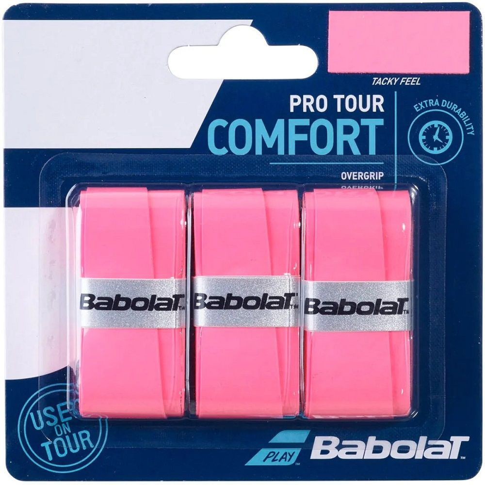 Намотка Babolat Pro Tour (розовый) 3шт. #1