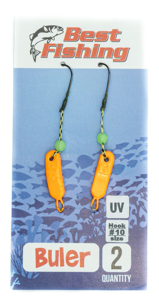 Булеры Best Fishing Neon, #10, 2 г, оранжевый UV #1