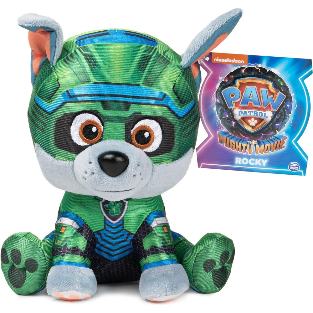 PAW Patrol: Могучие Песи: Фильм 2023. Rocky игрушка Рубл, Официально лицензированная плюшевая игрушка, #1