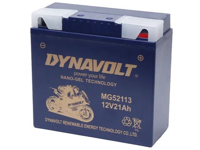 Аккумулятор Dynavolt GEL MG52113 21Ah ОП 300A для BMW мотоциклетный #1