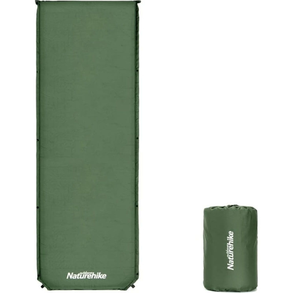 Коврик самонадувной туристический Naturehike D03 Army Green, 6927595773680  #1