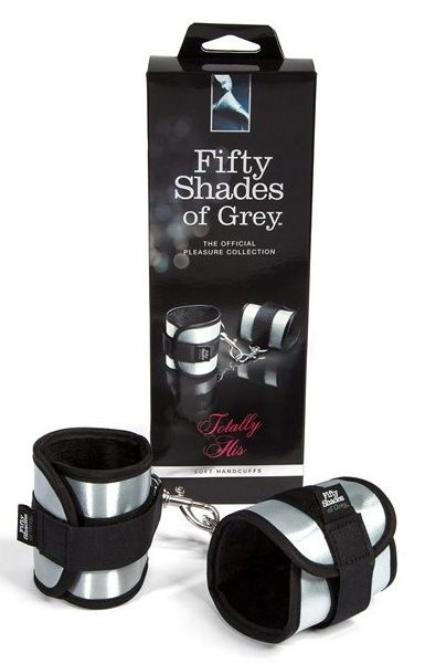 Серо-черные наручники Totally His Fifty Shades of Grey FS-52413 #1