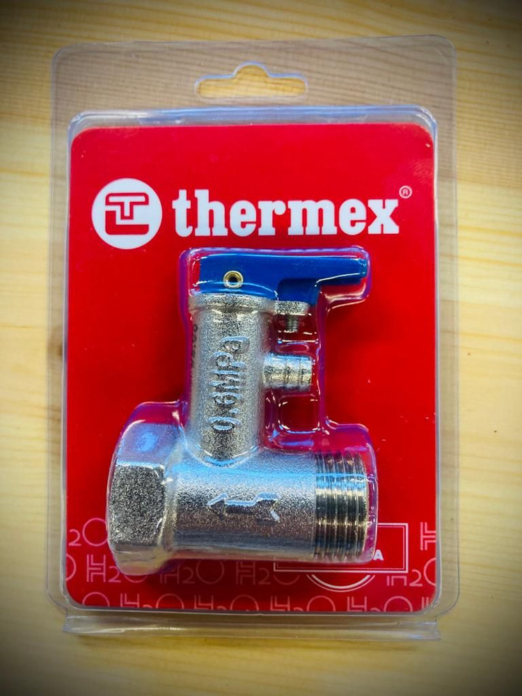 Клапан предохранительный THERMEX 1/2", 6 бар, с ручкой #1