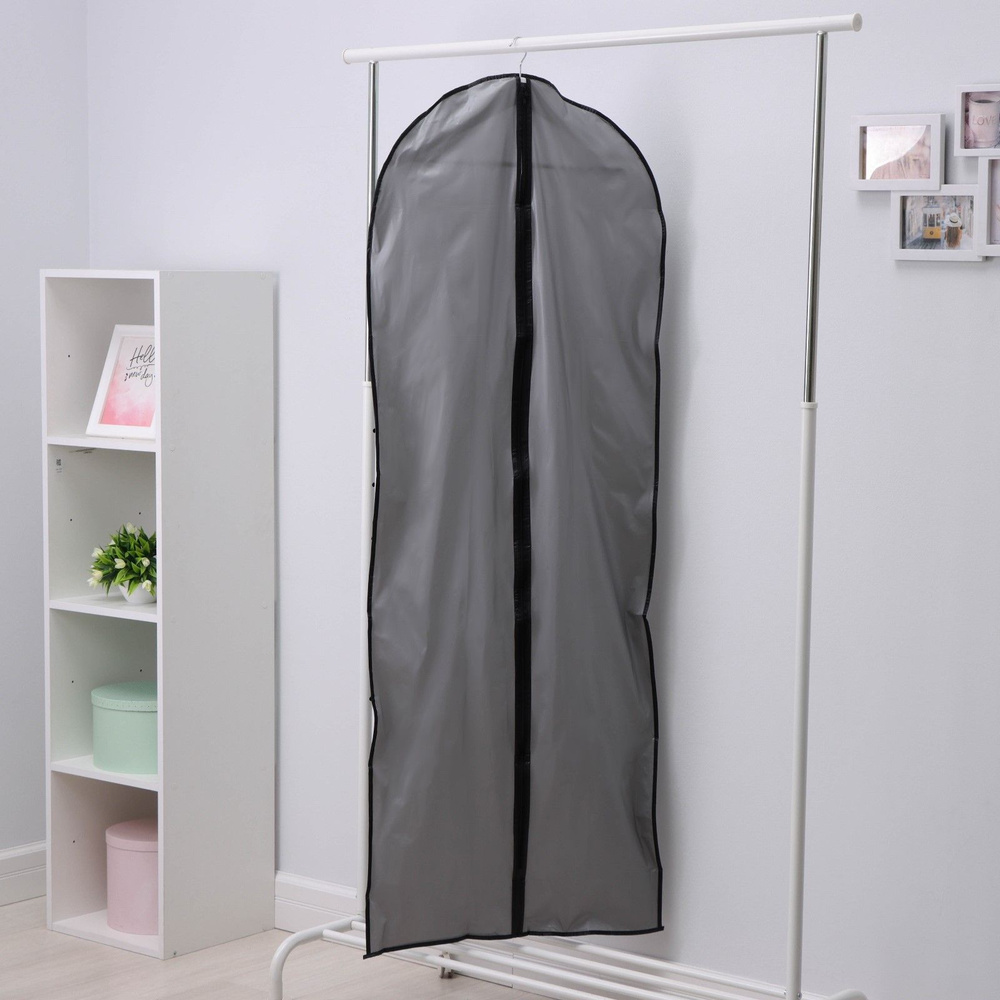 Чехол для одежды LaDom, размер 60х160 см, цвет серый #1