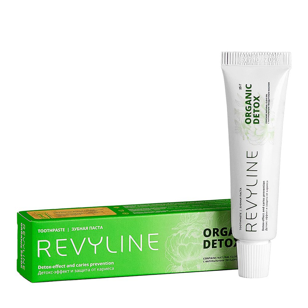 Зубная паста Revyline Organic Detox, 25 г #1