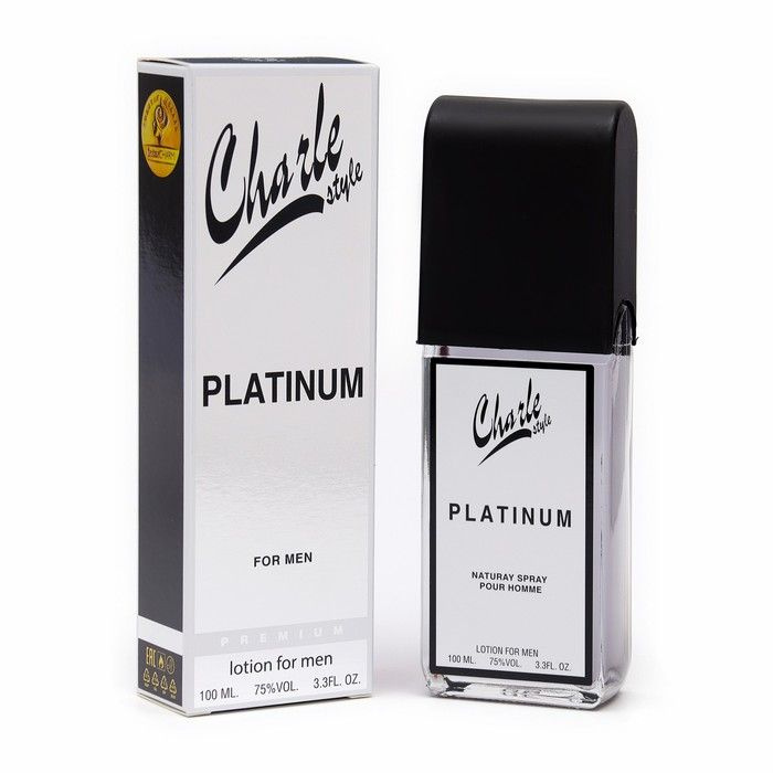 Лосьон одеколон после бритья "Charle style Platinum" 100 мл #1
