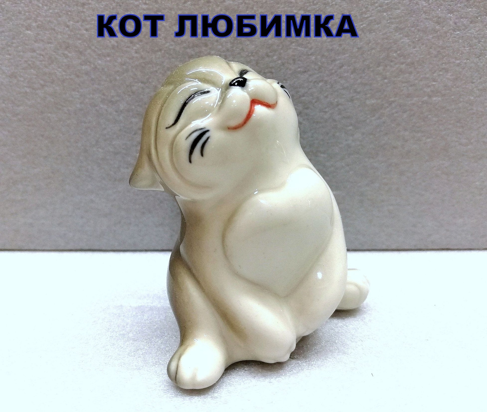 фигурка для декора и интерьера котёнок .кот. кошка любимчик  #1