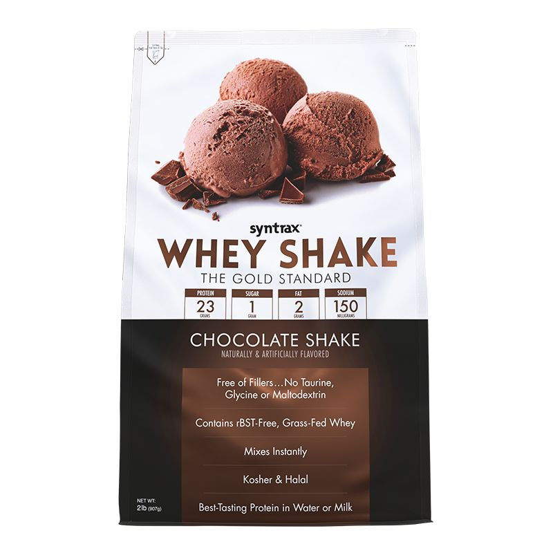 Сывороточный протеин Syntrax Whey Shake со вкусом шоколадного коктейля 907 гр  #1