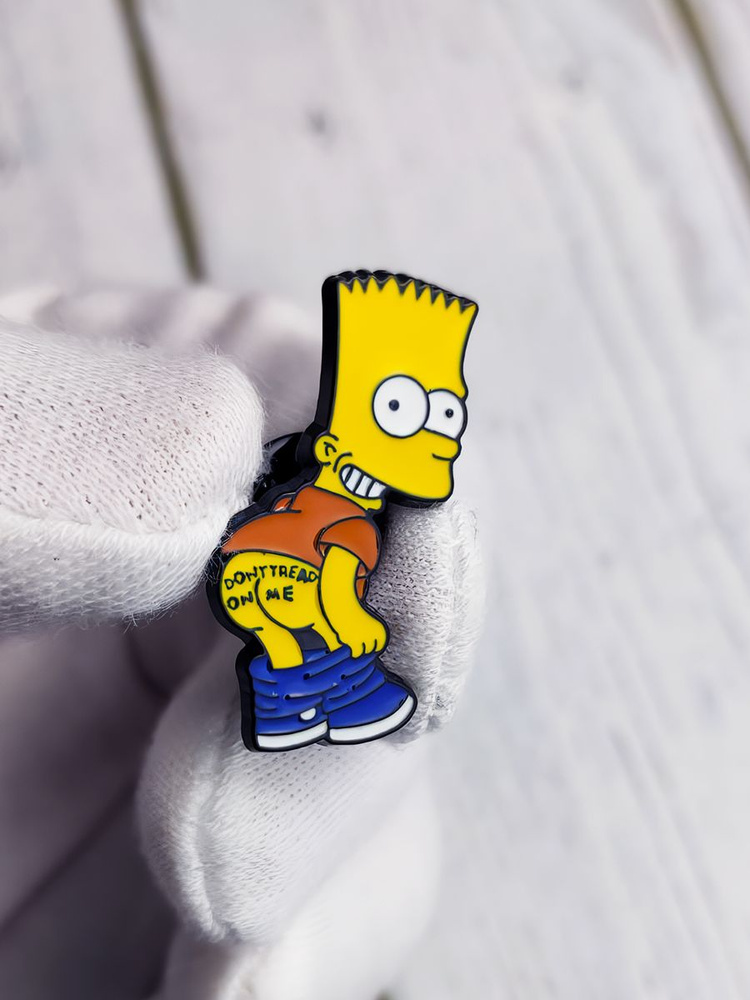 Металлический значок пин / "Барт" / Симпсоны #1