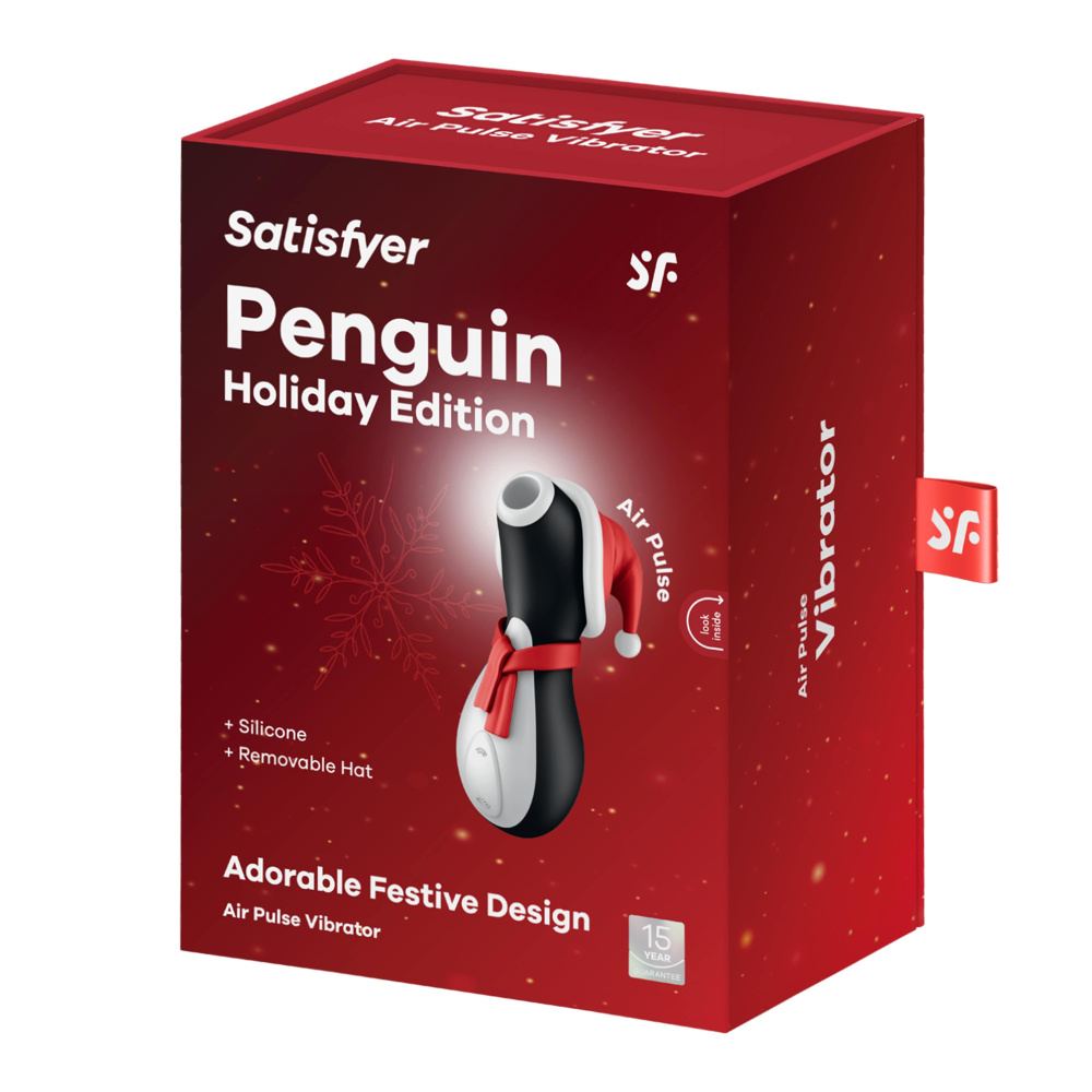 Satisfyer, Вакуумно-волновой стимулятор клитора пингвин новогодний (4059945), страна бренда: Германия #1