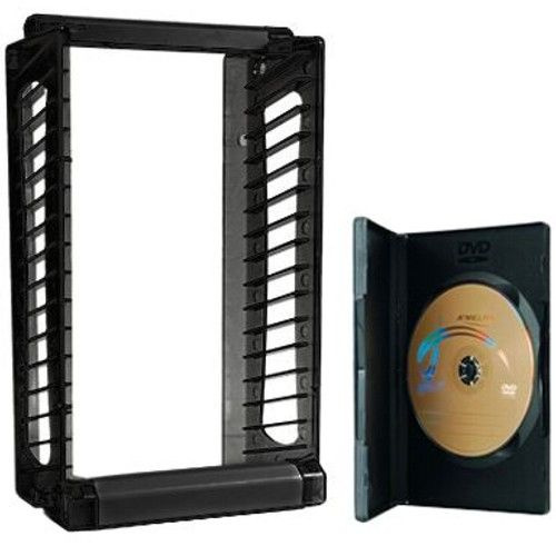 Подставка стойка держатель под диски в коробках Blu-Ray BD 15 шт. CDM-B15 черный, пластик, кластер для #1