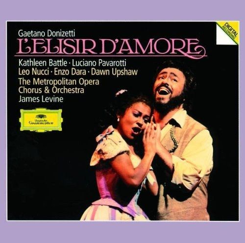 Audio CD Donizetti: L'Elisir d'amore. Battle Pavarotti. Metropolitan Opera, James Levine (2 CD) #1