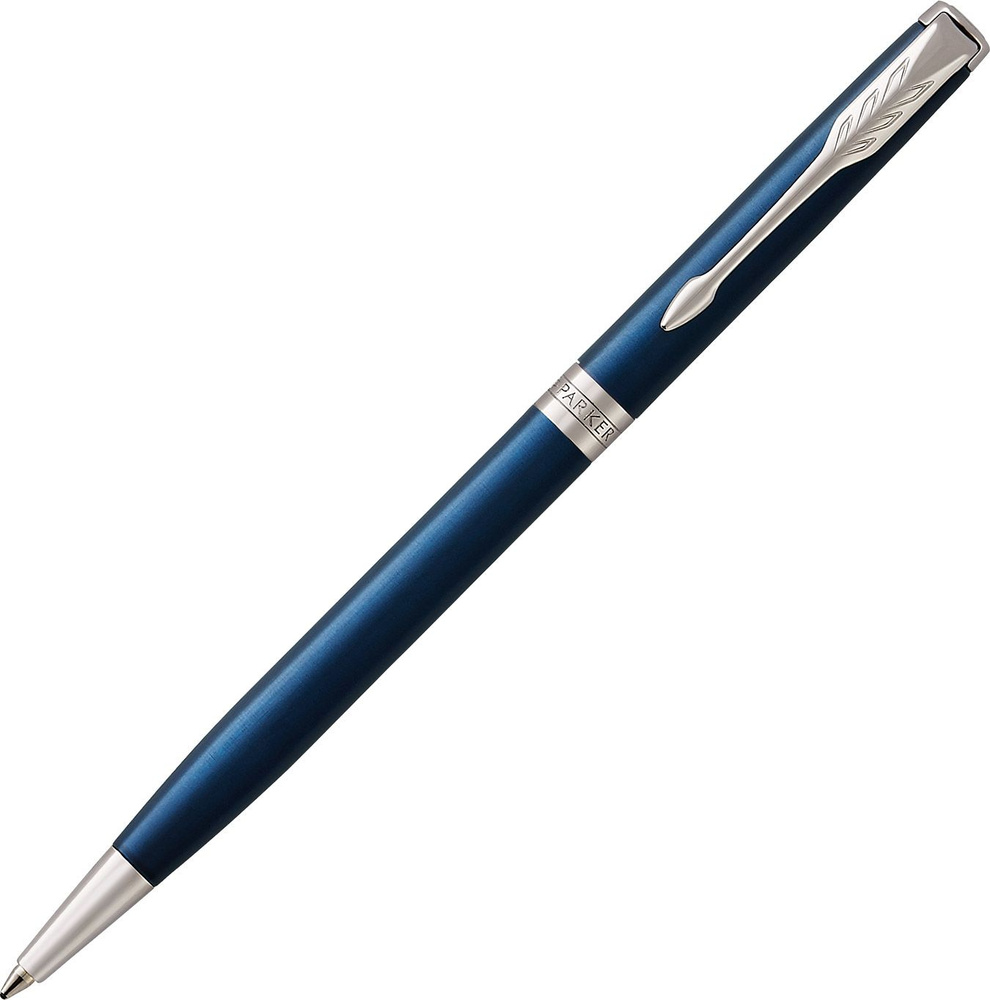 Шариковая ручка PARKER Sonnet Core Slim Lacqueuer Blue CT (1945365) #1