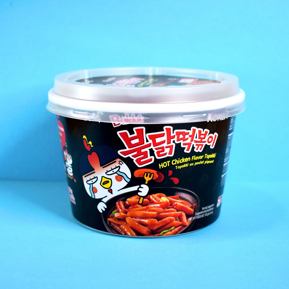 SAMYANG HOT CHICKEN FLAVOR TOPOKKI / Рисовые клецки (топокки) со вкусом острой курицы из Кореи / 185г. #1