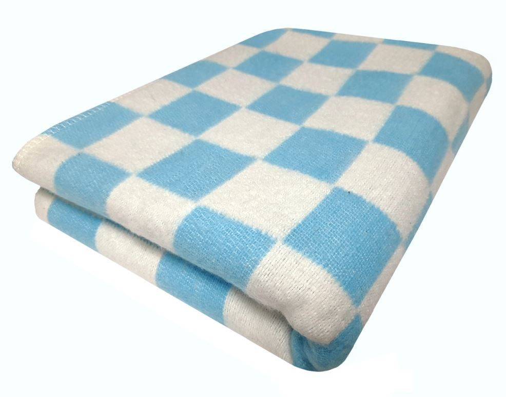 Одеяло детское байковое, 100х140 см, всесезонное, с наполнителем Хлопок  #1