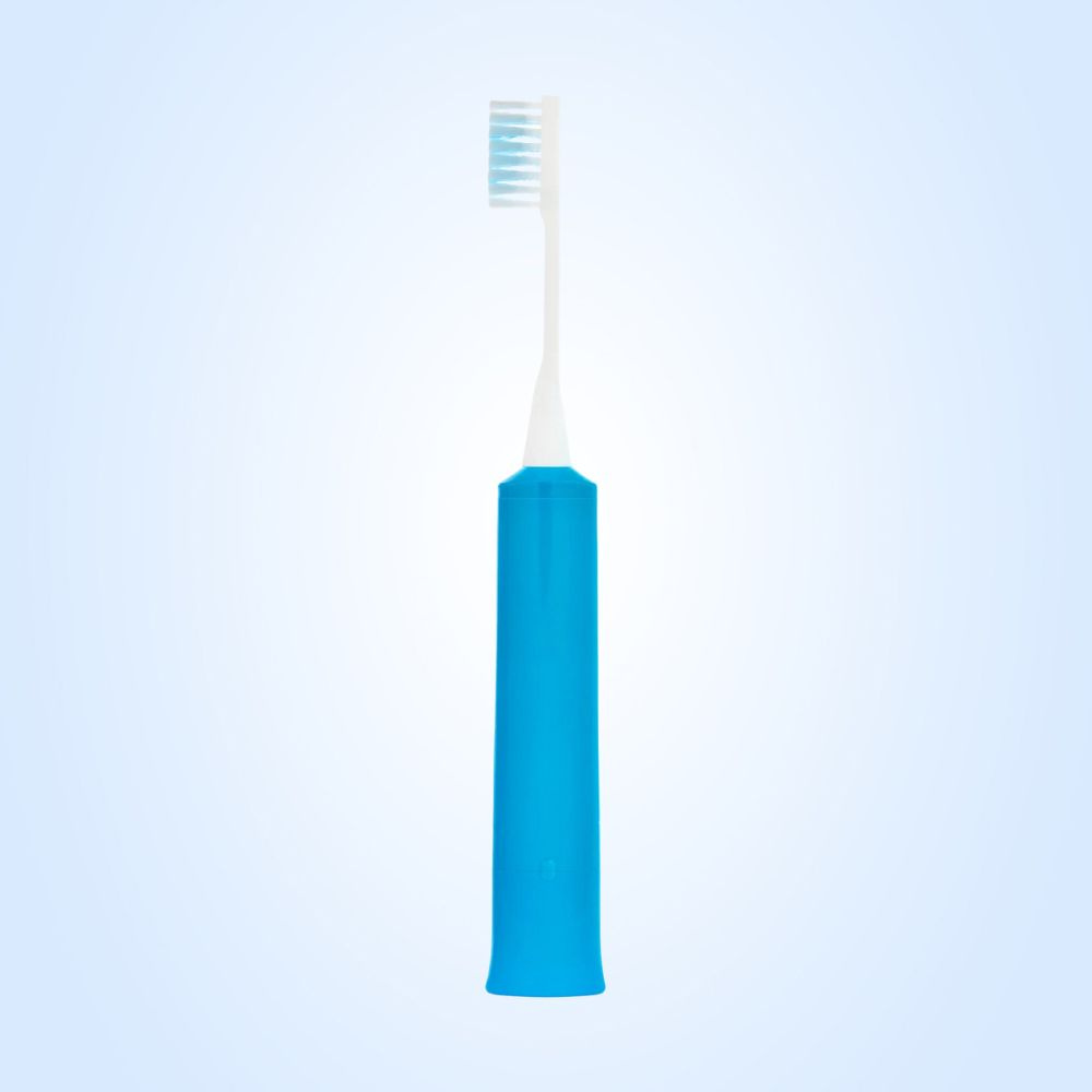 Электрическая зубная щетка Hapica Minus iON DBM-5B в футляре, синяя  #1
