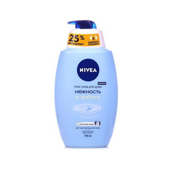 Гель для душа NIVEA Нежность и Забота 750мл #1