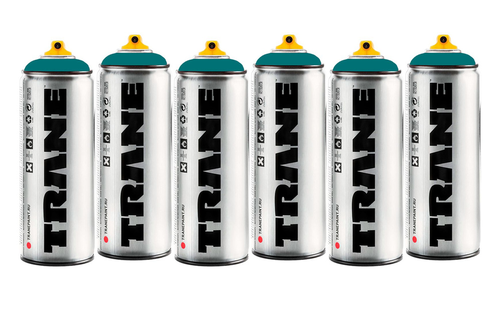 Краска аэрозольная для граффити TRANE 400 мл, 6240 Intl.8350 синий 400 мл, 6 штук  #1