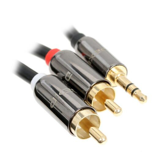 Кабель 3.5 mm jack - RCA х2, черный #1