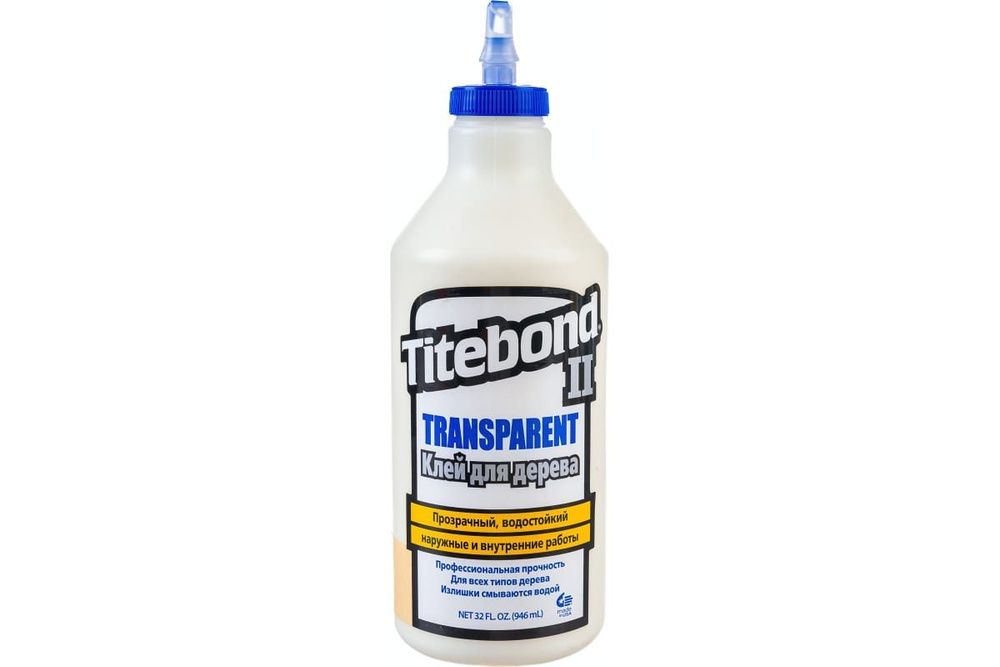 Клей столярный влагостойкий Premium II Wood Glue прозрачный Titebond 1125  #1