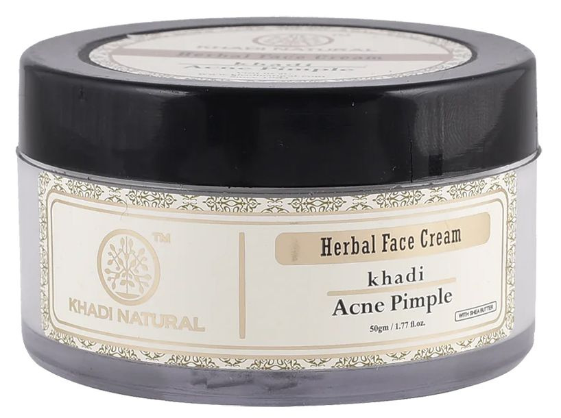 Крем Против акне и чёрных точек Кхади (Acne pimple cream Khadi), 50 грамм  #1