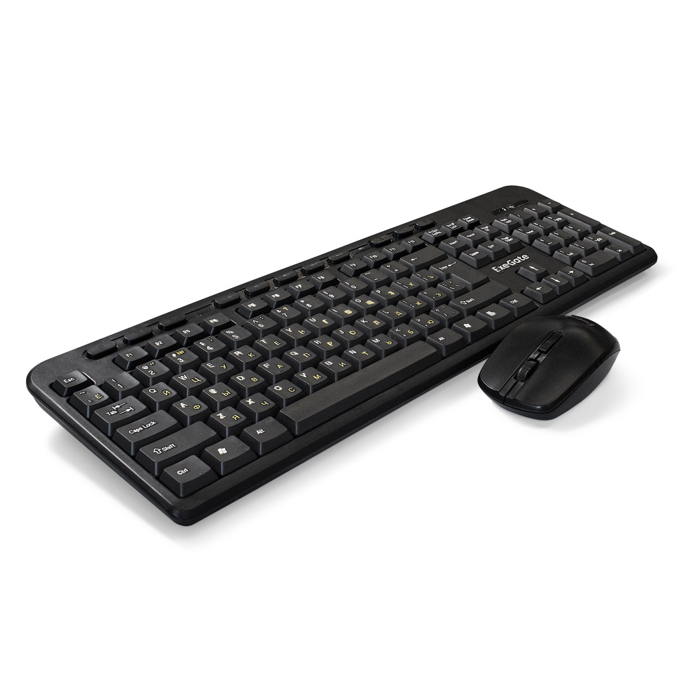 Комплект беспроводной ExeGate Professional Standard Combo MK240 (клавиатура 115кл. + мышь оптическая #1