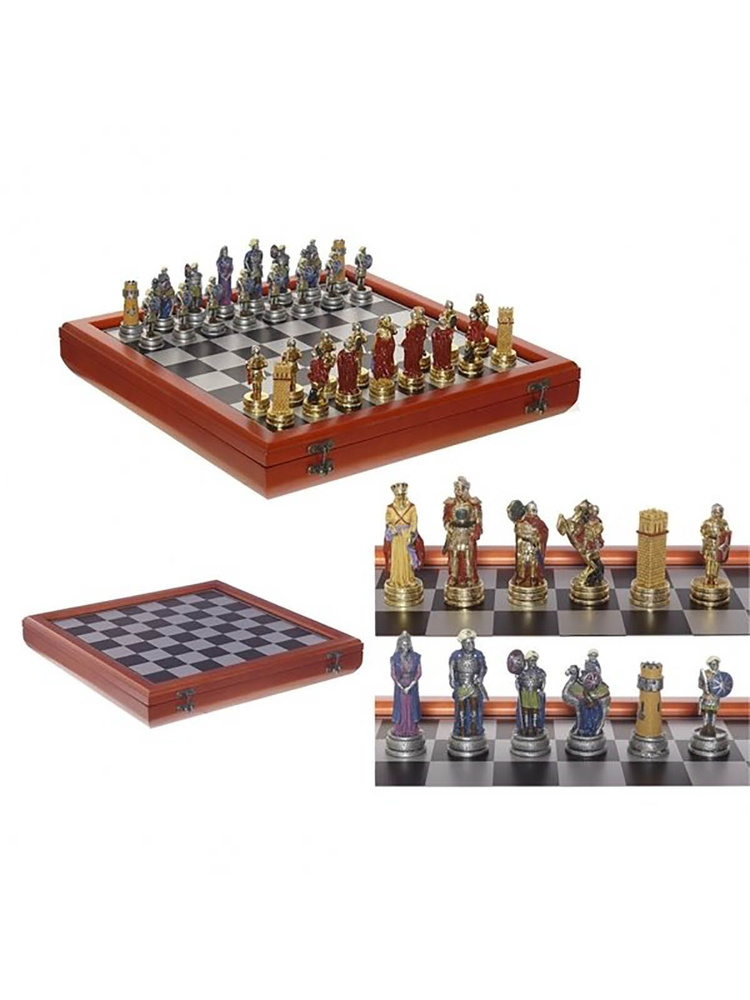 Шахматы деревянные Remecoclub Христиане и Арабы 40x40 см #1