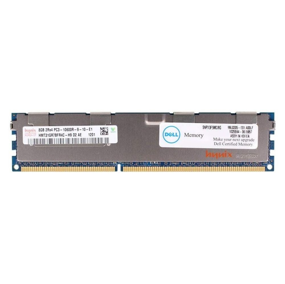 Dell Оперативная память Dell 8GB 2Rx4 PC3-10600R DDR3-1333MHz DTM64316H 1x (DTM64316H)  #1