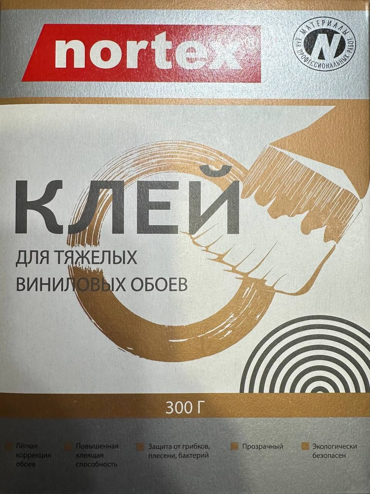 Nortex Клей для обоев, 300 г., 1 шт. #1