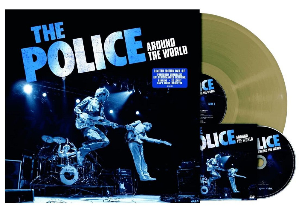 The Police. Around The World (Restored & Expanded) (LP+DVD/Gold Vinyl/Виниловая пластинка)  #1