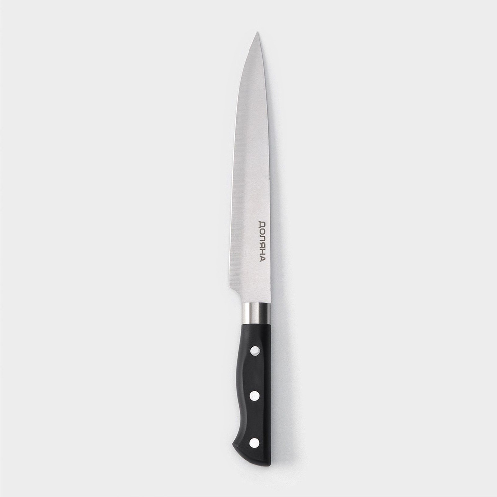 Нож кухонный Доляна "Кронос", лезвие 20 см, нержавеющая сталь  #1